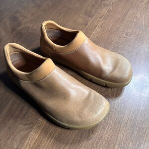 Kalso Earth Men's Mana  Leather Negative Heel Shoe Brown Sz US 10 EU 43